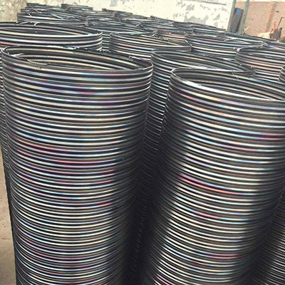 HDPE双壁波纹管蓝色全性能波纹管 DN500塑料管道